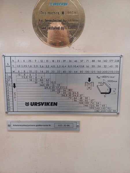 Kantpress Ursviken EKP-OPTIMA 64 2.5/2.05 - Bild 6